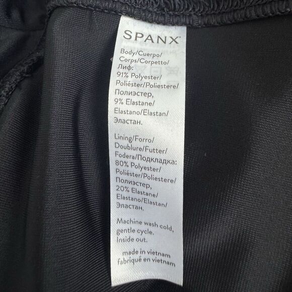 SPANX Full Length Velvet Leggings Size 2X Black Stretch Shape Classic Casual NWT - Picture 6 of 7